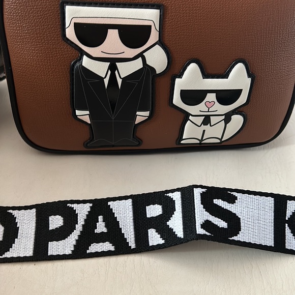 Karl Lagerfeld, Paris, Maybelle purse Crossbody NWT travel cute funko design bag - Picture 2 of 14